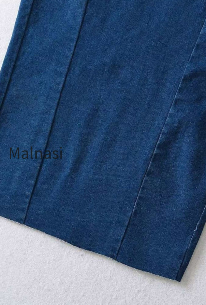strappy-zip-back-denim-dress