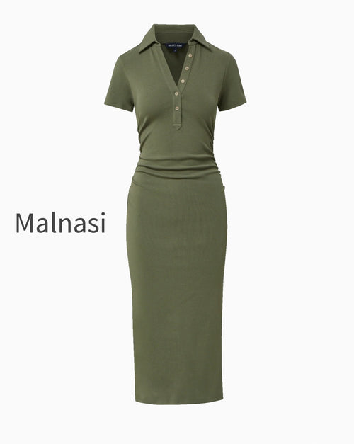 besser-polo-midi-dress-stone-army