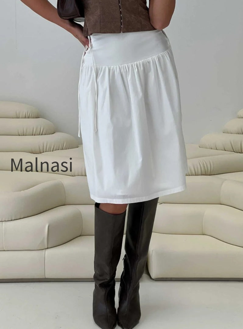 snowflakes-tie-side-midi-skirt-white
