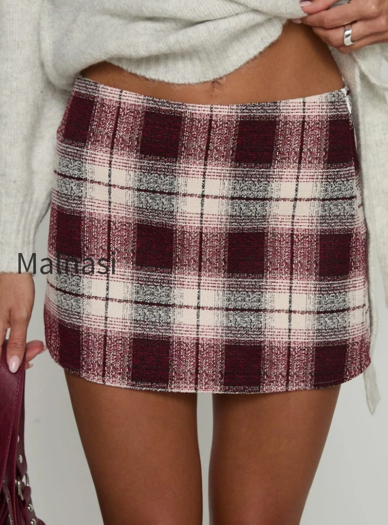 charmers-mini-skirt-red-check