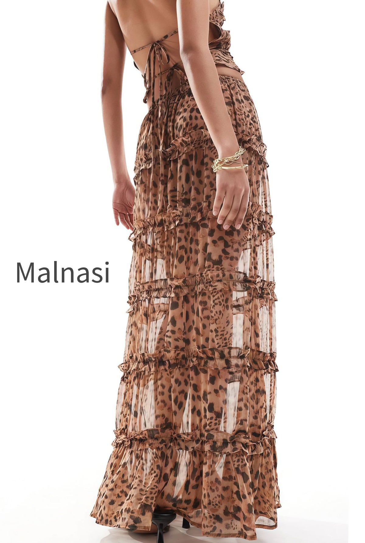 sheer-ruffle-leopard-backless-maxi-skirt-set