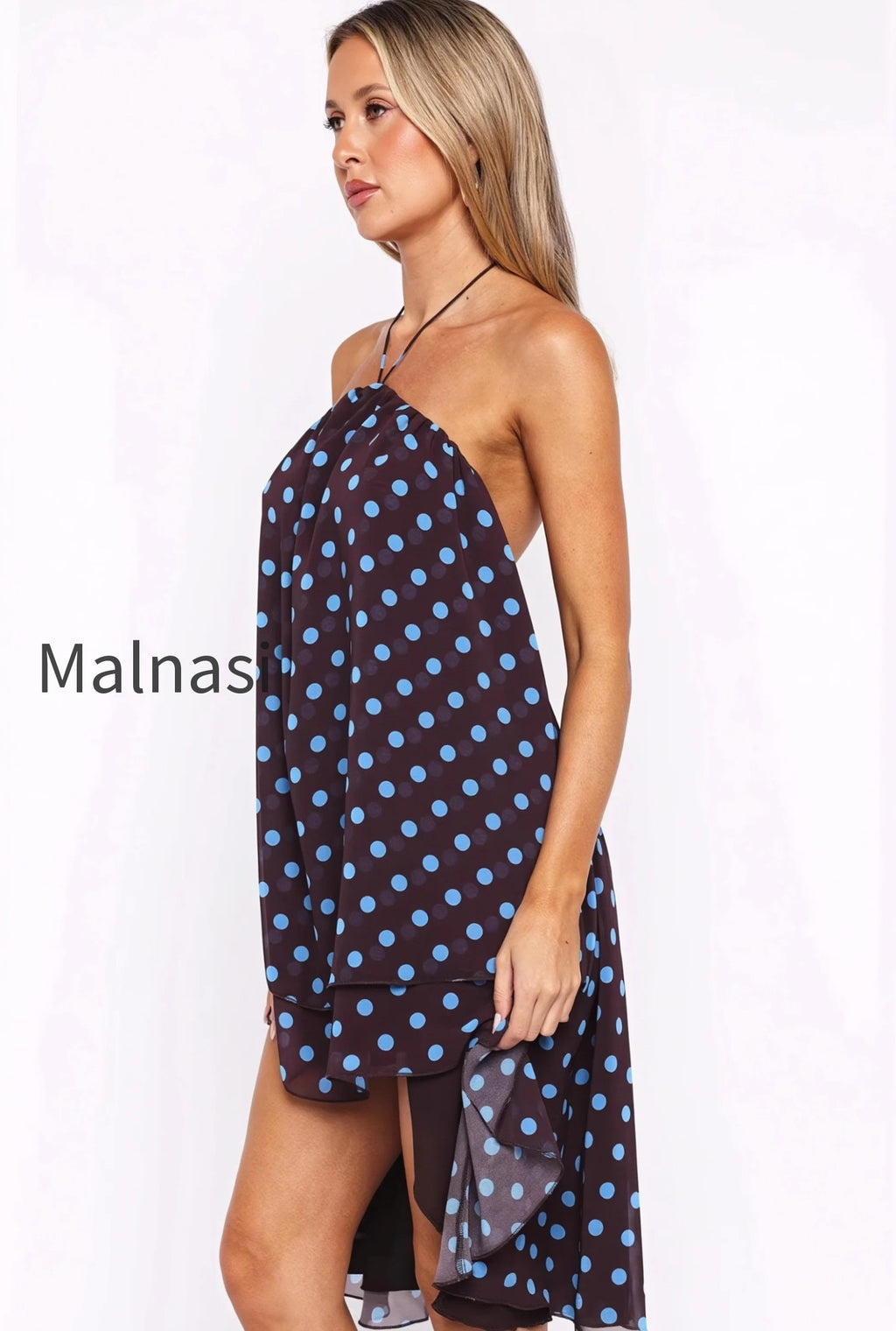 chic-polka-dot-halter-backless-tie-waist-mini-dress