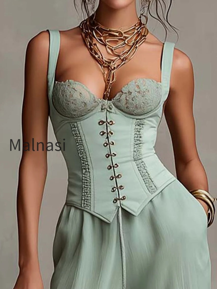 bohemian-lace-corset-cotton-linen-jogger-pants-set