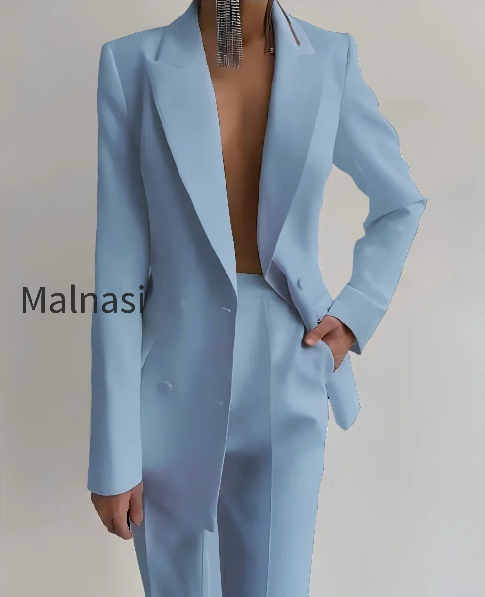 purple-double-breasted-pant-suit