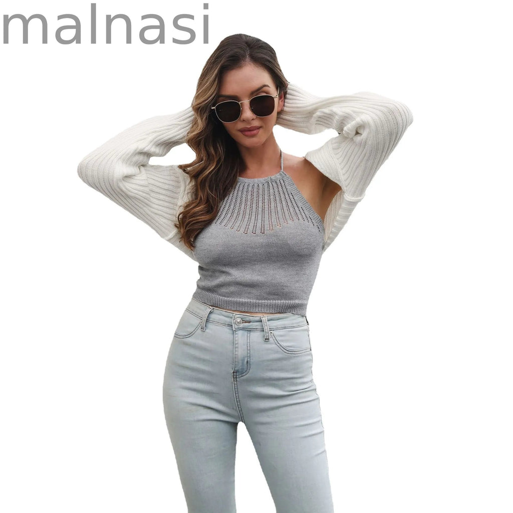 Women's Loose Short Knitted Cardigan