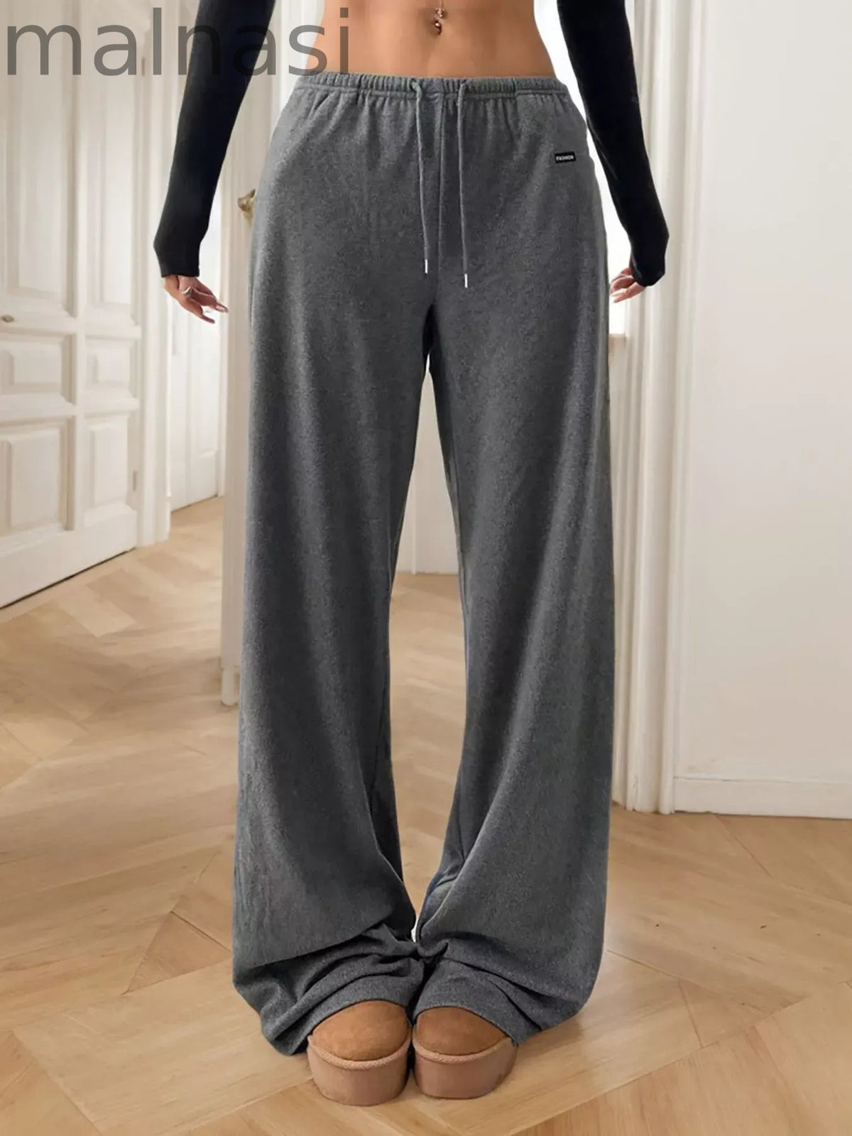 Relaxed Fit Drawstring Pants
