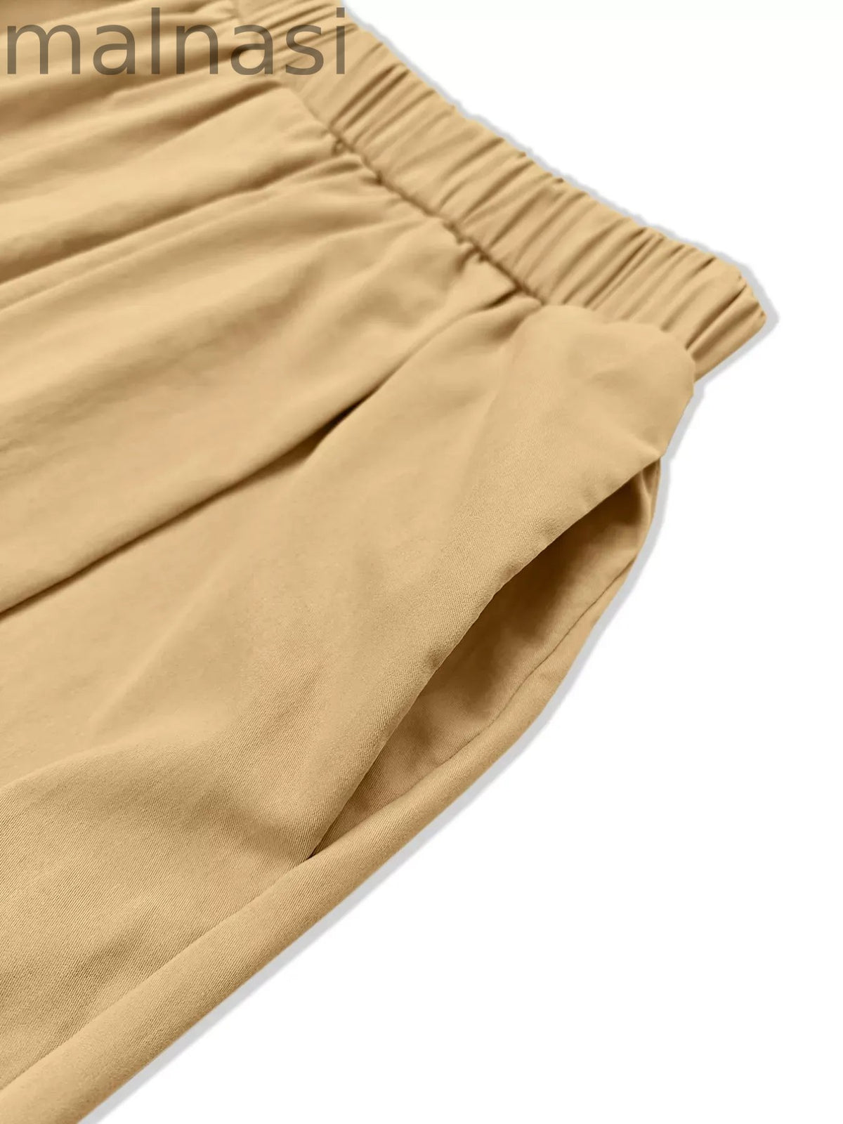 Wide Leg Pleated Detail Pants