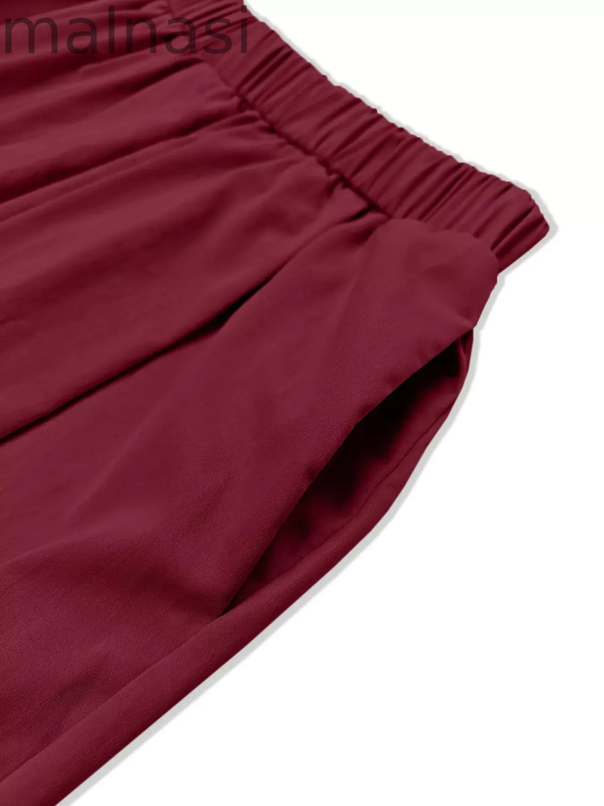 Wide Leg Pleated Detail Pants