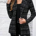 Solid Button Women's Suit | Long Sleeve Jacket | Solid | Button