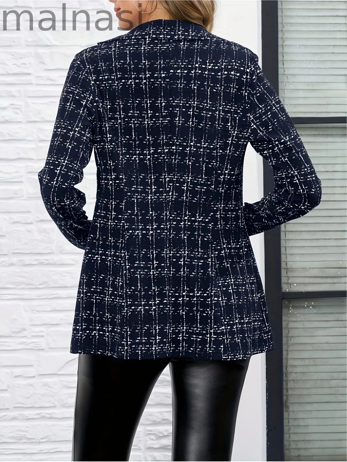 Solid Button Women's Suit | Long Sleeve Jacket | Solid | Button